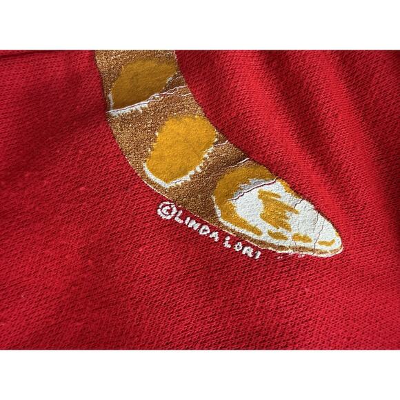 Vintage Linda Lori NY Women Large Cardigan Sweater Red Cat 80s 90s Cat Lady - Picture 4 of 7